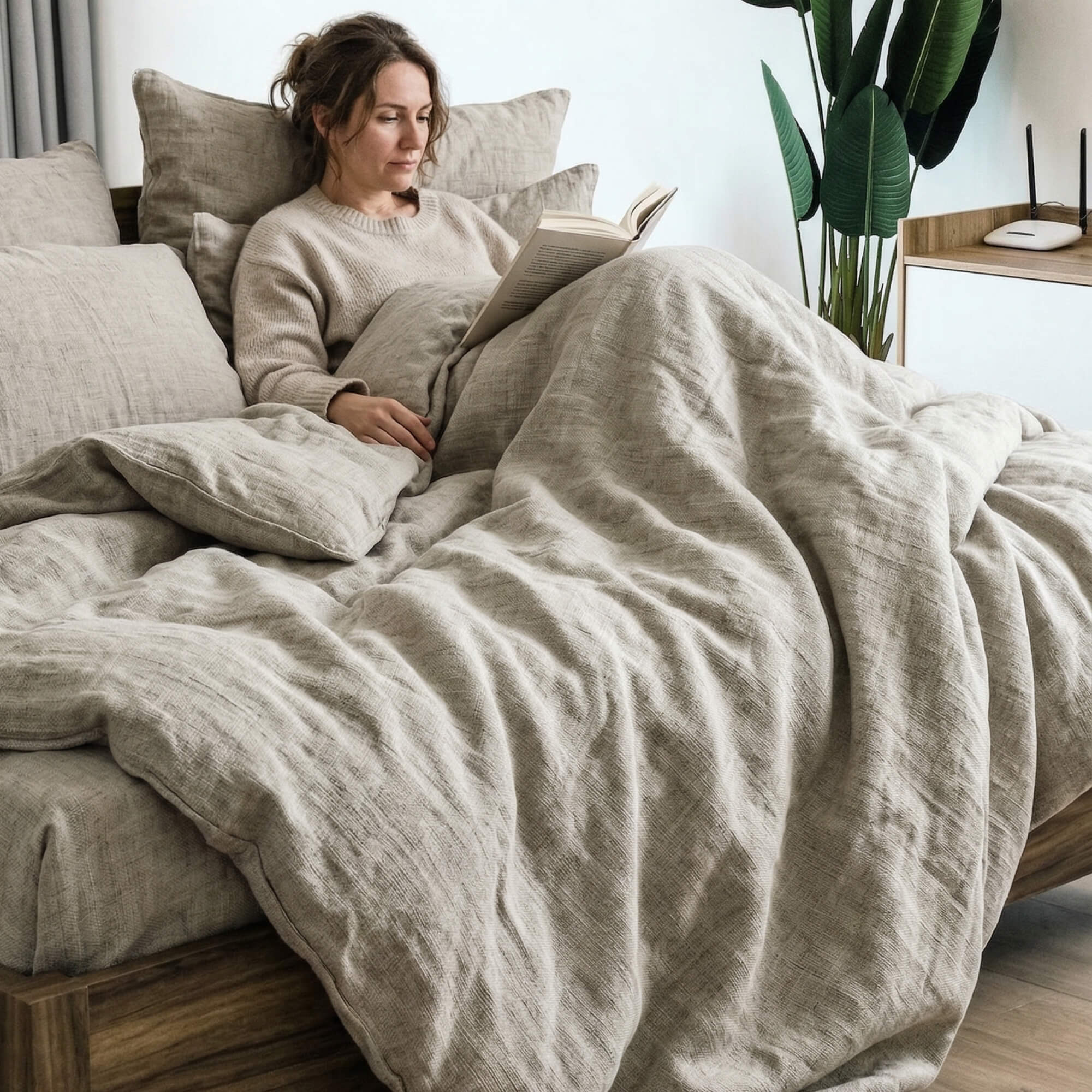 Linen Weighted Blanket Set by NOXNOX®