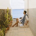 Zen Charcoal Gauze & Pile Towel